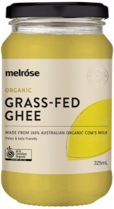 MELROSE Organic Grass-Fed Ghee 325ml