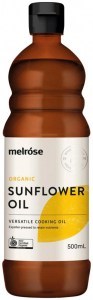 MELROSE Organic Sunflower Oil 500ml