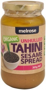 MELROSE Organic Tahini Sesame Spread Unhulled 365g