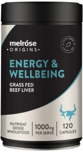 MELROSE ORIGINS Energy & Wellbeing (Grass Fed Beef Liver 1000mg) 120c