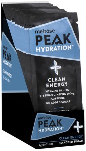 MELROSE Peak Hydration + Clean Energy Cold Brew Coffee Sachet 7g x 20 Display