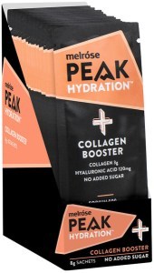 MELROSE Peak Hydration + Collagen Booster Passionfruit Hibiscus Sachet 8g x 20 Display