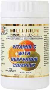 MILLENIUM PHARMACEUTICALS Vitamin C with Hesperidin Complex 200g