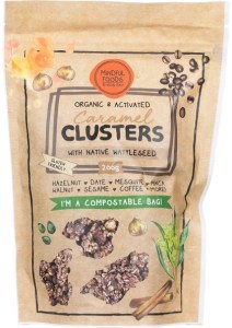 Mindful Foods Caramel Clusters Native Wattle Seed Organic & Activated 200g