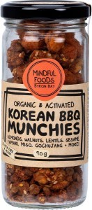 Mindful Foods Korean BBQ Munchies Organic & Activated 90g