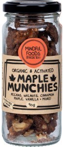 Mindful Foods Maple Munchies Organic & Activated 90g