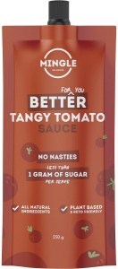 Mingle Tangy Tomato All Natural Sauce 10x250g