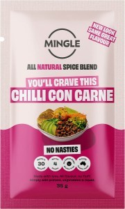 Mingle Natural Seasoning Blend Chilli Con Carne 12x35g
