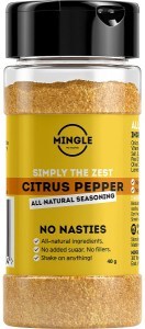 Mingle Natural Seasoning Blend Citrus Pepper 10x40g