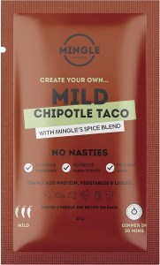 Mingle Natural Seasoning Blend Smokey Chipotle Tacos 12x30g