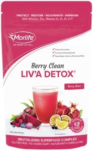 MORLIFE Berry Clean Liv'a Detox Berry Elixir 200g