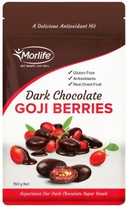 MORLIFE Dark Chocolate Goji Berries 150g