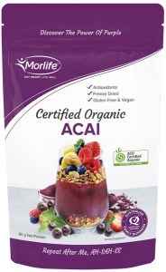 MORLIFE Organic Acai Powder 80g