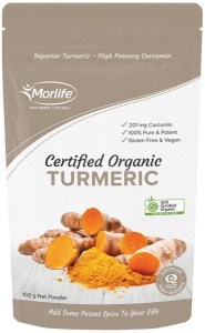 MORLIFE Organic Turmeric 150g