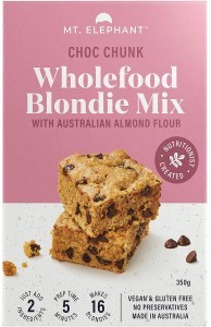 Mt. Elephant Wholefood Blondie Mix Choc Chunk 5x350g
