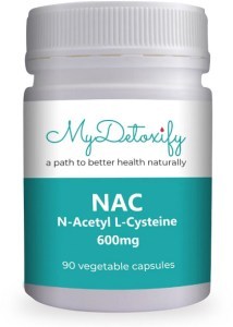 My Detoxify NAC N-Acetyl L-Cysteine 600mg 90Vegecaps