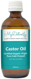 MYDETOXIFY Certified Organic Virgin Pure Cold-Pressed Castor Oil 200ml