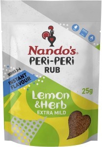 Nandos Peri Rubs Lemon & Herb Sachet 25g
