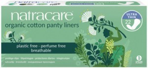 NATRACARE Panty Liners Ultra Thin with Organic Cotton Cover x 22 Pack