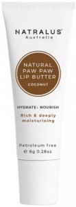 NATRALUS Natural Paw Paw Lip Butter Coconut 8g