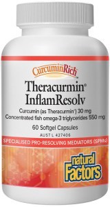 NATURAL FACTORS Theracurmin InflamResolv 60c