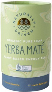 NATURALLY DRIVEN Organic Yerba Mate Tea Pure Leaf 60g