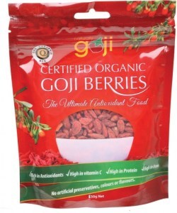 Naturally Goji Organic Tibetan Goji Berries 150g Bag