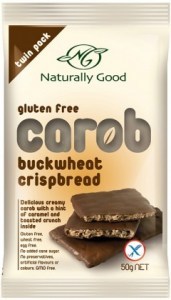 Naturally Good Buckwheat Carob Crispbreads GW/F 12x50g