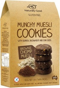 Naturally Good Munchy Muesli Cookie Brownie 160g