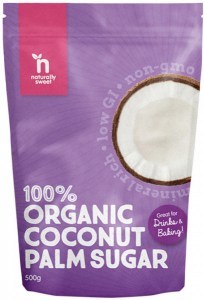 NATURALLY SWEET 100% Organic Coconut Palm Sugar 500g