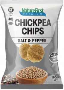Nature First Chickpea with Salt & Pepper Chips 100g