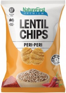 Nature First Lentil with Peri-Peri Chips 100g