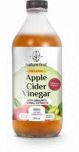 Nature First Organic Apple Cider Vinegar w/Immunity Herbal Extracts 500ml