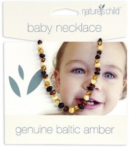 Natures Child Amber Necklace for Baby Mixed Colours