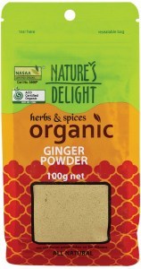 NATURE'S DELIGHT Organic Ginger Powder 100g