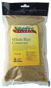 Natures First Organic Cous Cous Whole Rice 500g