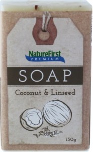 Natures First Premium Soap Coconut & Linseed 150g