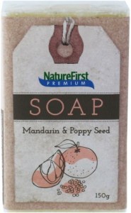 Natures First Premium Soap Mandarin & Poppy Seed 150g