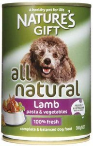 Natures Gift Lamb + Pasta + Veg 380gm