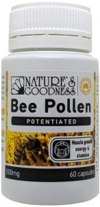 NATURE'S GOODNESS Bee Pollen Potentiated 500mg 60c