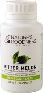 Natures Goodness Bitter Melon Capsules 500mg/100s