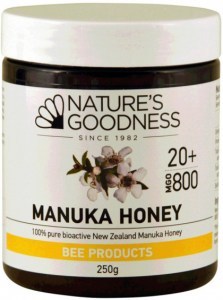 NATURE'S GOODNESS Manuka Honey (100% Pure Bioactive NZ) MGO 800 250g
