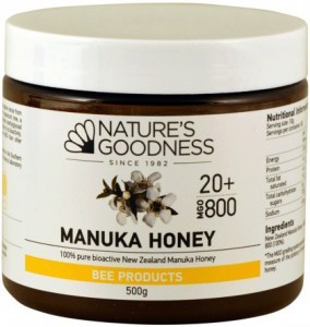 NATURE'S GOODNESS Manuka Honey (100% Pure Bioactive NZ) MGO 800 500g