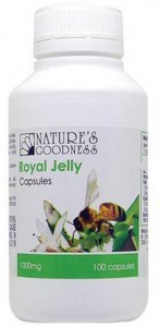 NATURE'S GOODNESS Royal Jelly Capsules 1000mg 100c