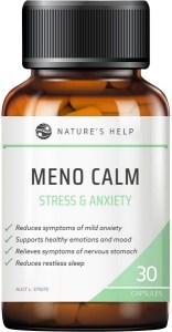 Nature's Help Meno Calm Stress & Anxiety Capsules 30 Caps