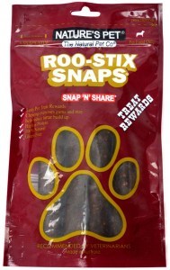 NATURE'S PET Roo-Stix Snaps x 6 Pack