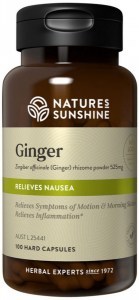 NATURE'S SUNSHINE Ginger 525mg 100c