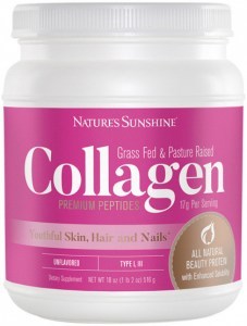 NATURE'S SUNSHINE Grass Fed & Pasture Raised Collagen Premium Peptides Unflavoured 516g
