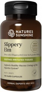 NATURE'S SUNSHINE Slippery Elm 360mg 100c