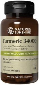 NATURE'S SUNSHINE Turmeric 34000+ 60c